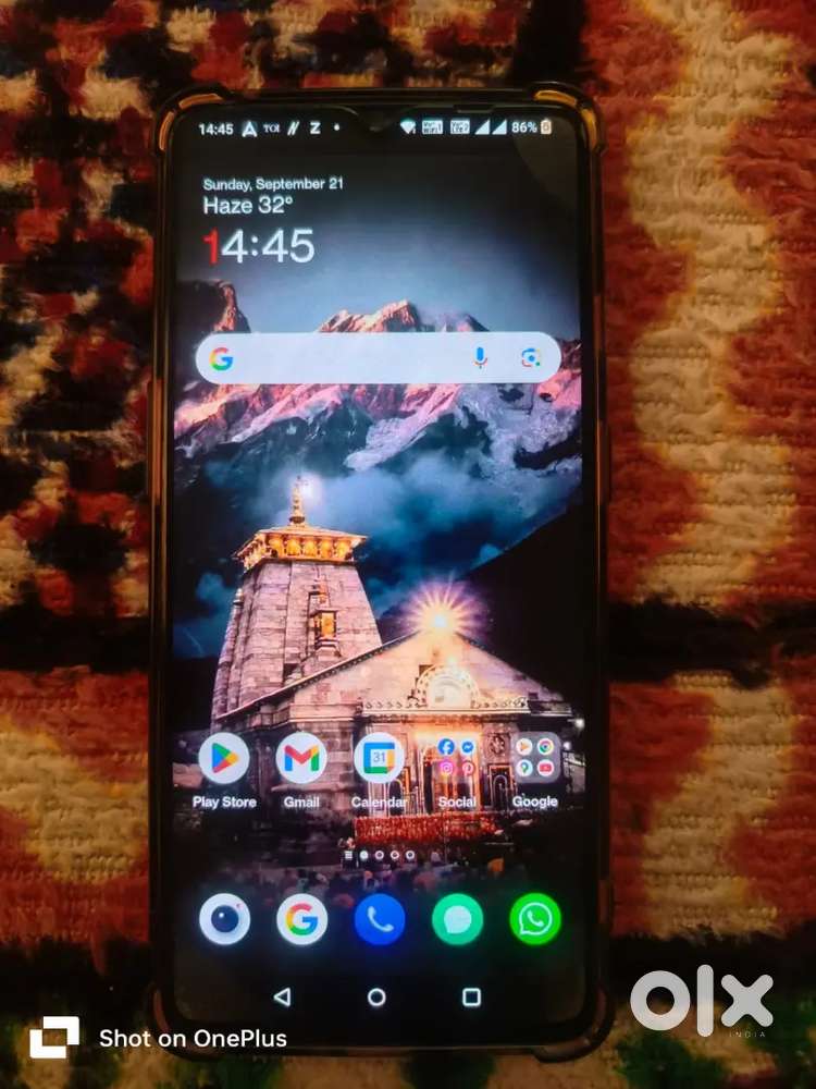 One Plus 7T with Original Charger and in best condition.