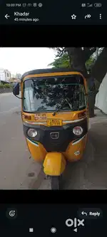 Bajaj compact Auto, cng + petrol,   Good condition, single hand use,