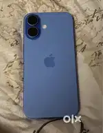 Selling my 4 months old I phone 16 in blue colour/.Need urgent money