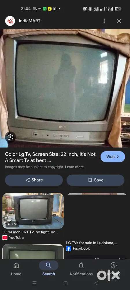 Orignal LG Tv  15 inch