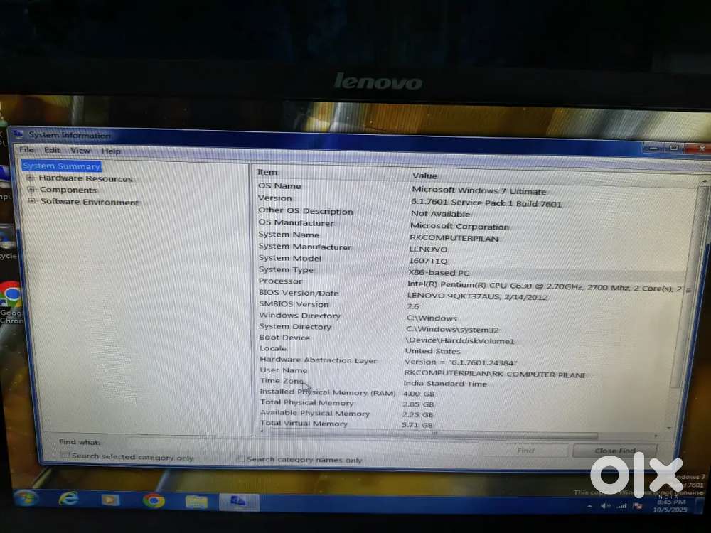 Selling Lenovo pc set