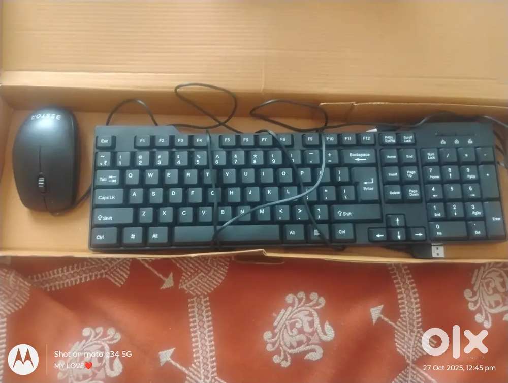Keyboard and mouse combo