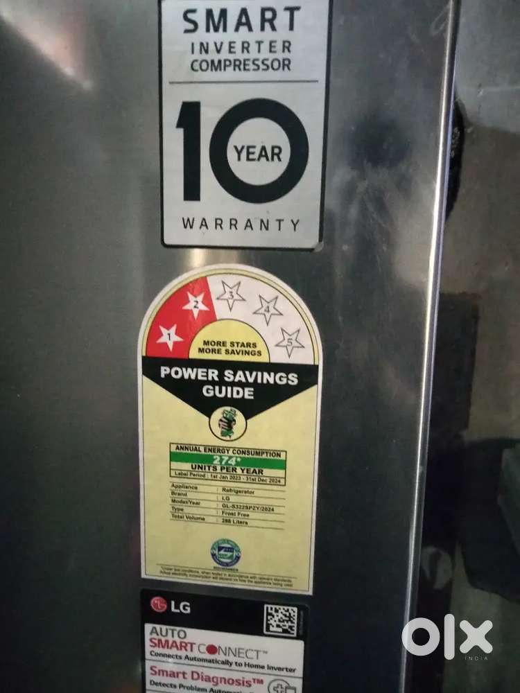 LG Refrigerator 2024 Modal (288 Ltrs )