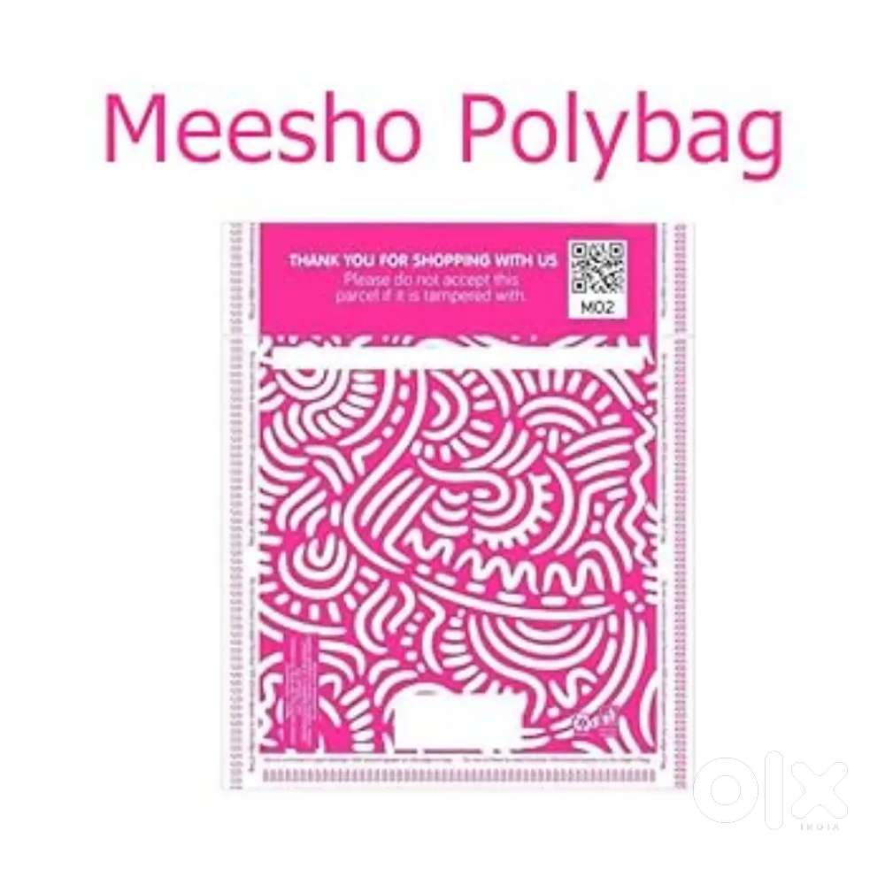 Meesho Branded Polybags In Bulk 100+ for Sale (6x8) & (10x14) inches
