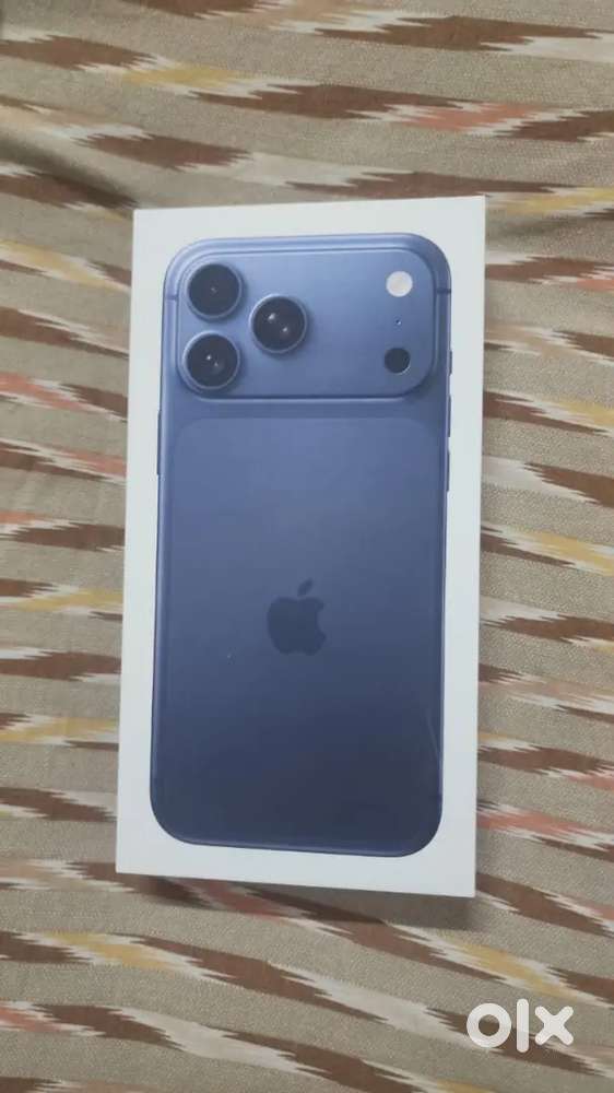 I phone 17 pro max 256gb blue colour avilable