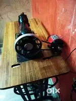 Tailor machine with table