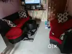 7 seater sofa set with two side table and three big size cushion