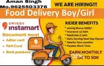 Swiggy delivery boy delivery boy Noida