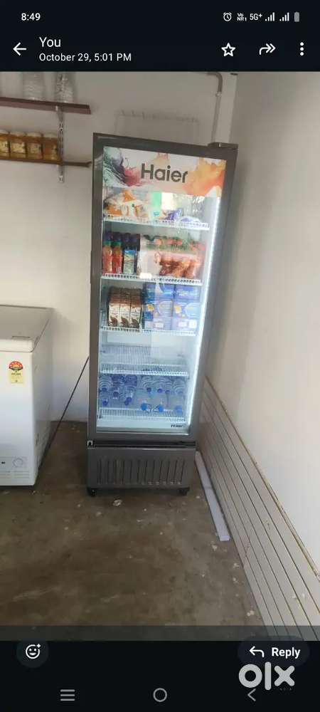 Commercial higher freezer . Deep freezer, visi cooler freezer