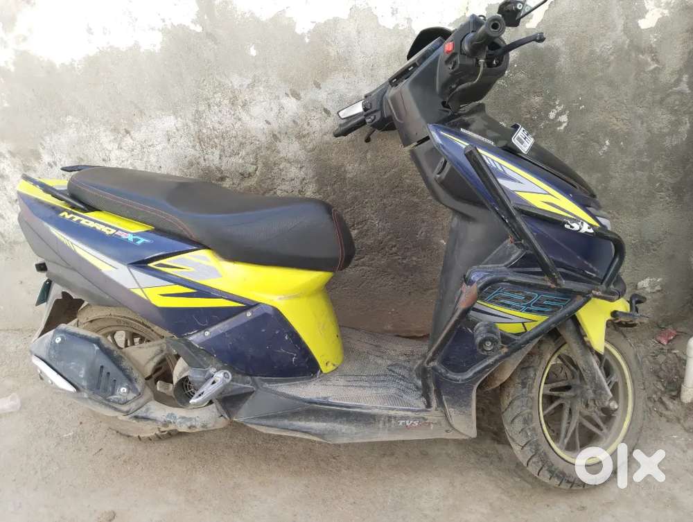 August 2024  TVS ntorq top model mobile connected