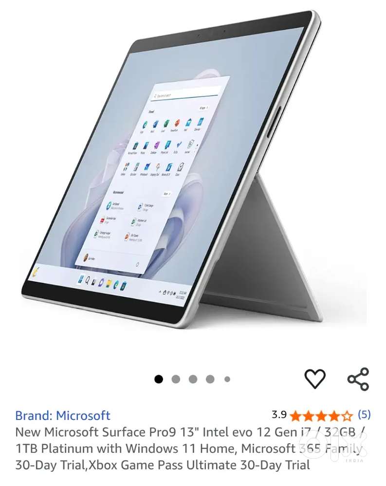 Microsoft Surface Pro Highend Specs in Intel i7 32GB 1TB