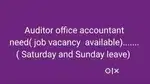 audit office accountant job available