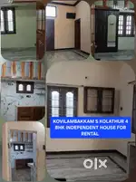 4 BHK IND DUPLEX HOUSE AVAILABLE FOR RENTAL @ KOVILAMBAKKAM,S KOLATHUR