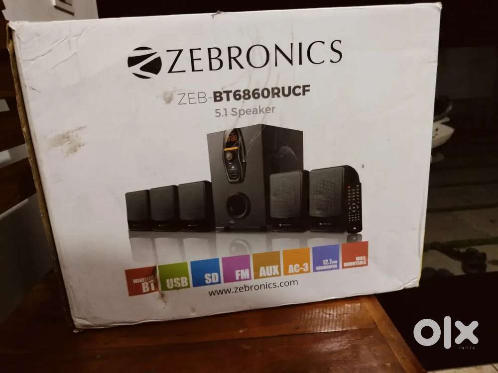ZEBRONICS 5.1 SPEAKER BT6860RUCF