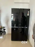 LG 650L Side-by-side Refrigerator, Wastern Black