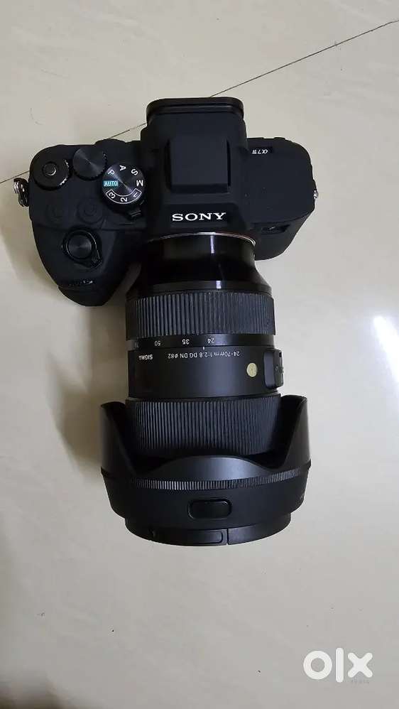 Sony a 7 IV with Sigma 24 - 70 2.8 mm and Sony 50 mm 1.8 lens