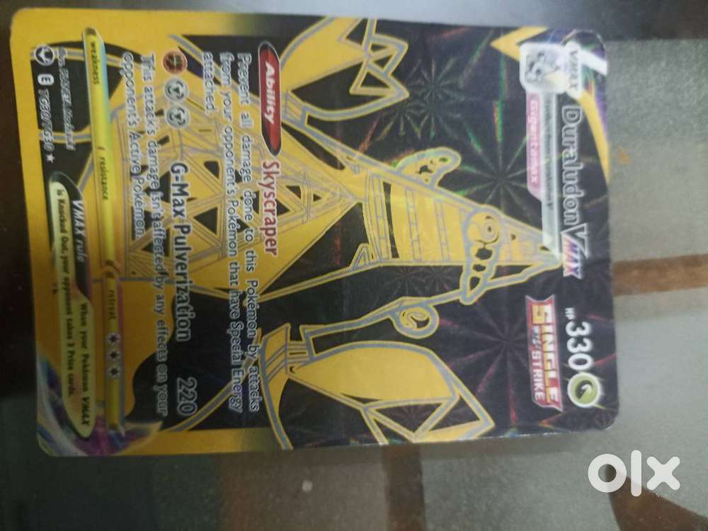 3 Rare Pokémon VMAX Cards – Duraludon & Glaceon (Loose)