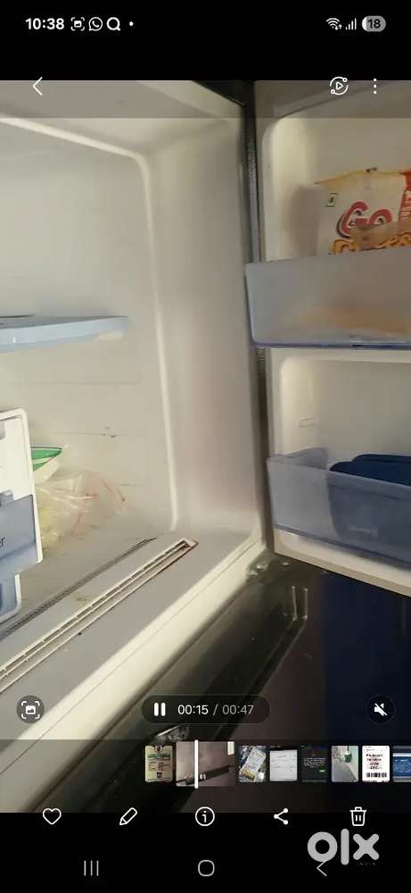 Samsung 270 litre fridge for sale