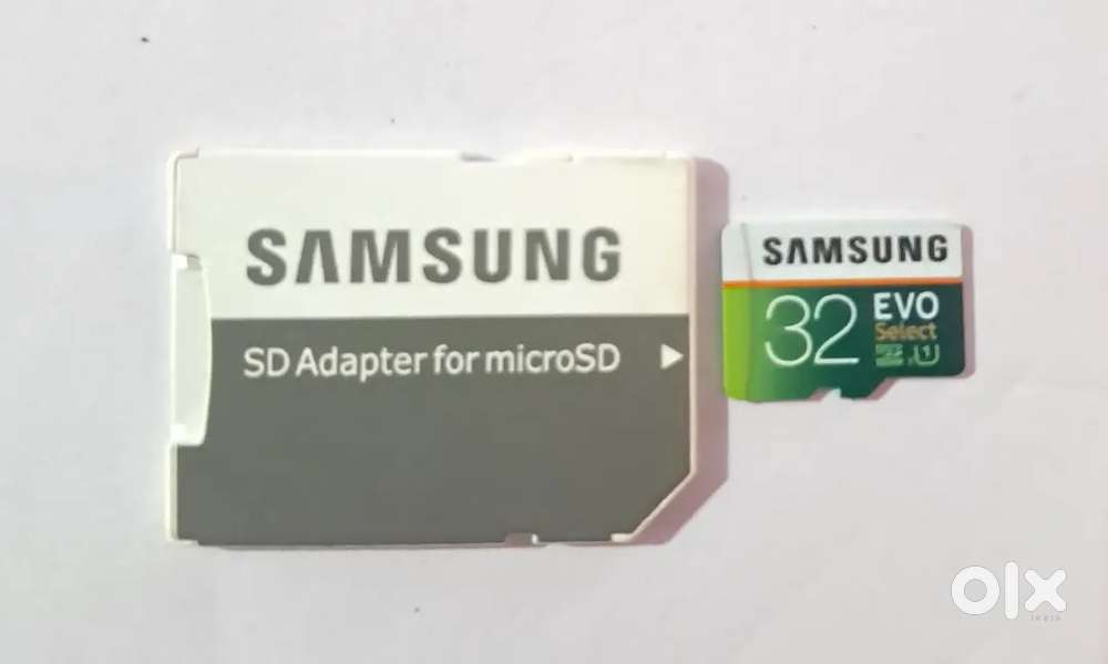 Samsung evo select 32gb microsd card and sd card reader