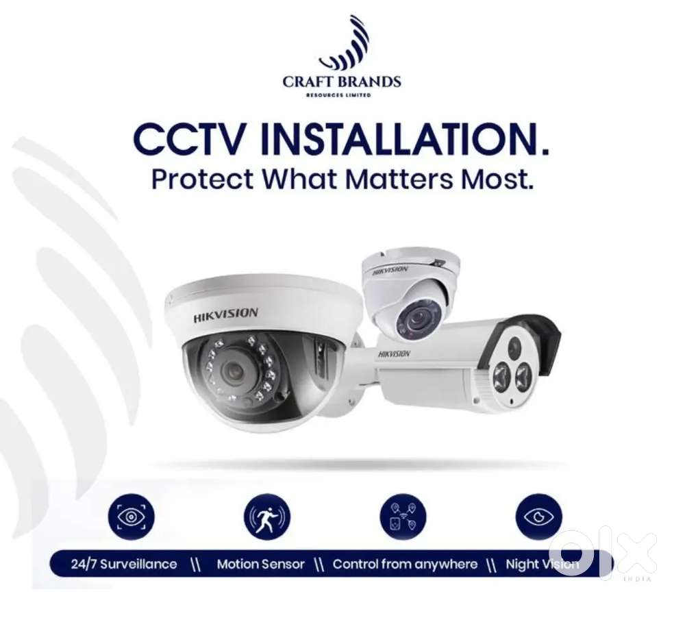 चार नाइट विजन कैमरे( दो बुलेट दो डोम )का पूरा सेटअप मात्र ₹ 9999 में