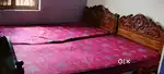 Piasala(Bija) wood 2 single beds with mattress