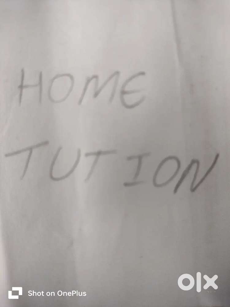 Teacher Home tutor