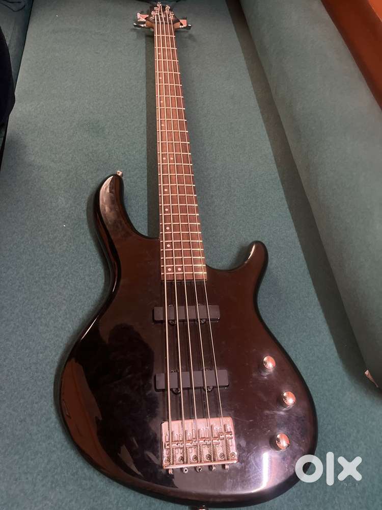 New brand Bass guitar 5 string(cort) action v with new cover