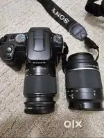 Sony A58 with 3 lens, including 50mm prime lens