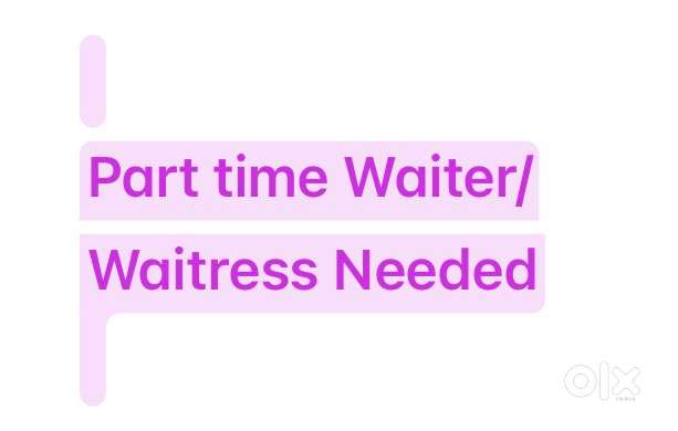 Cafe Waiter/ Waitress needed