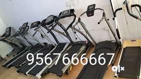 Motorized treadmill and other fitness equipments available used equipments showroom large collection...