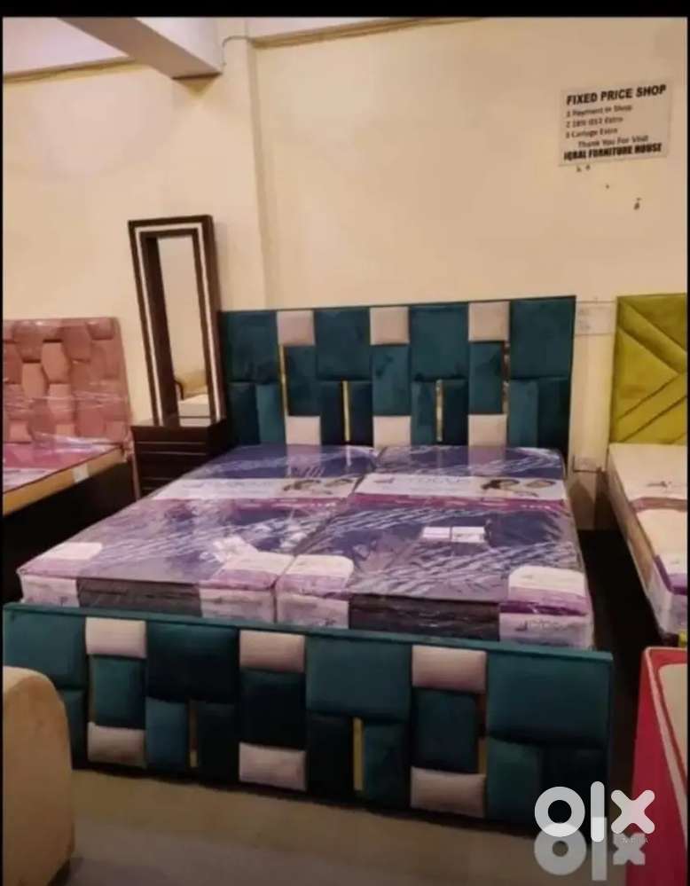 New. Double. Bed in tilak nagar