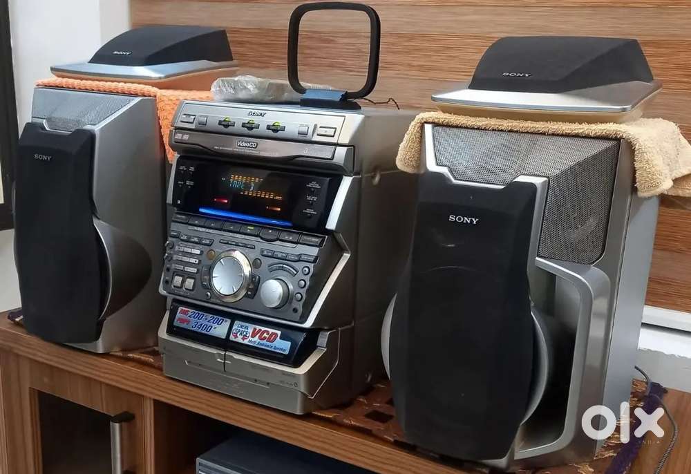 Sony Music System Model No VX8 CD, Aux Fm Remote Antina All This Work