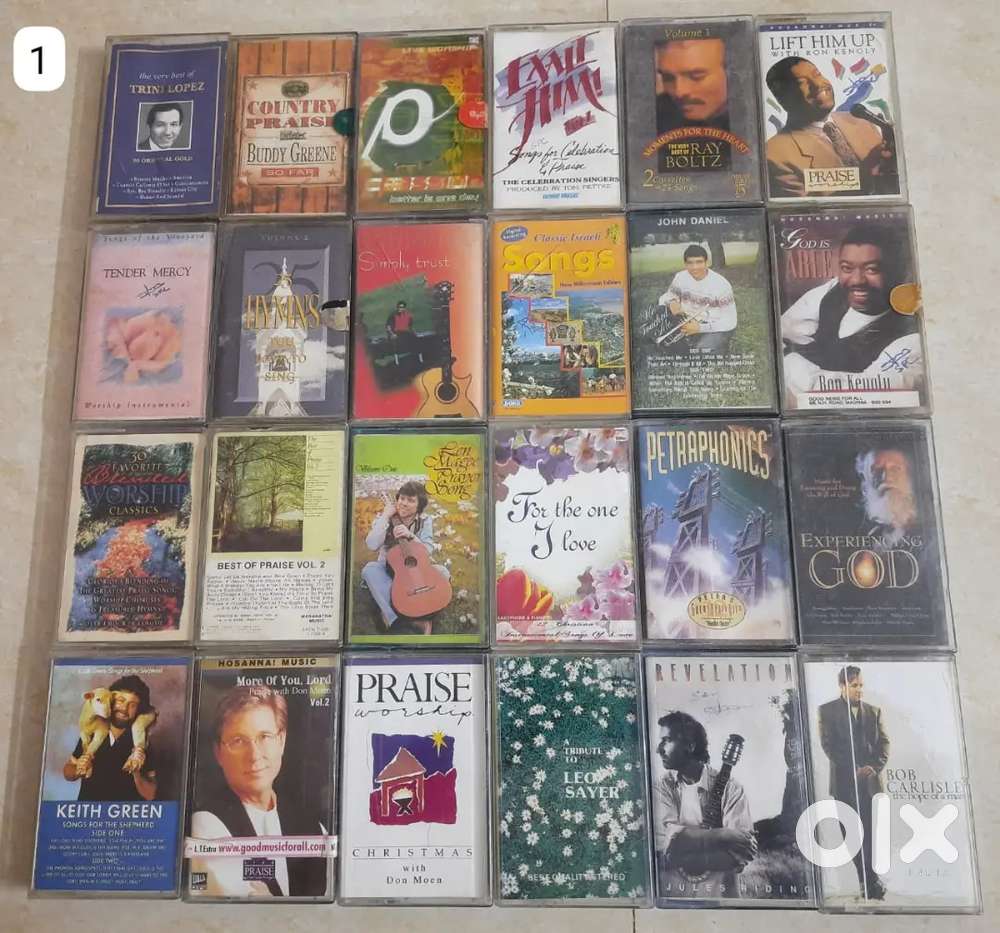 ENGLISH CHRISTIAN AUDIO TAPE CASSETTES FULL LOT 100 QTY. AVAILABLE