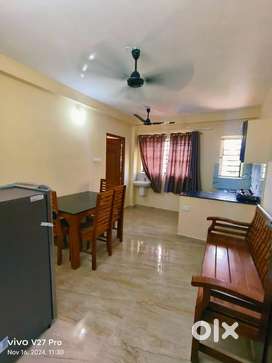 1BHK A/C WITH FULLY FURNISHED APARTMENT RENT KAKKANAD,INFOPARK