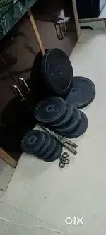 Rubber dumble and rod