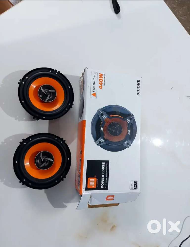 JBU POWER 636SE 6.5-inch 440W Peak Power Coaxial Car Speakers (Pair)