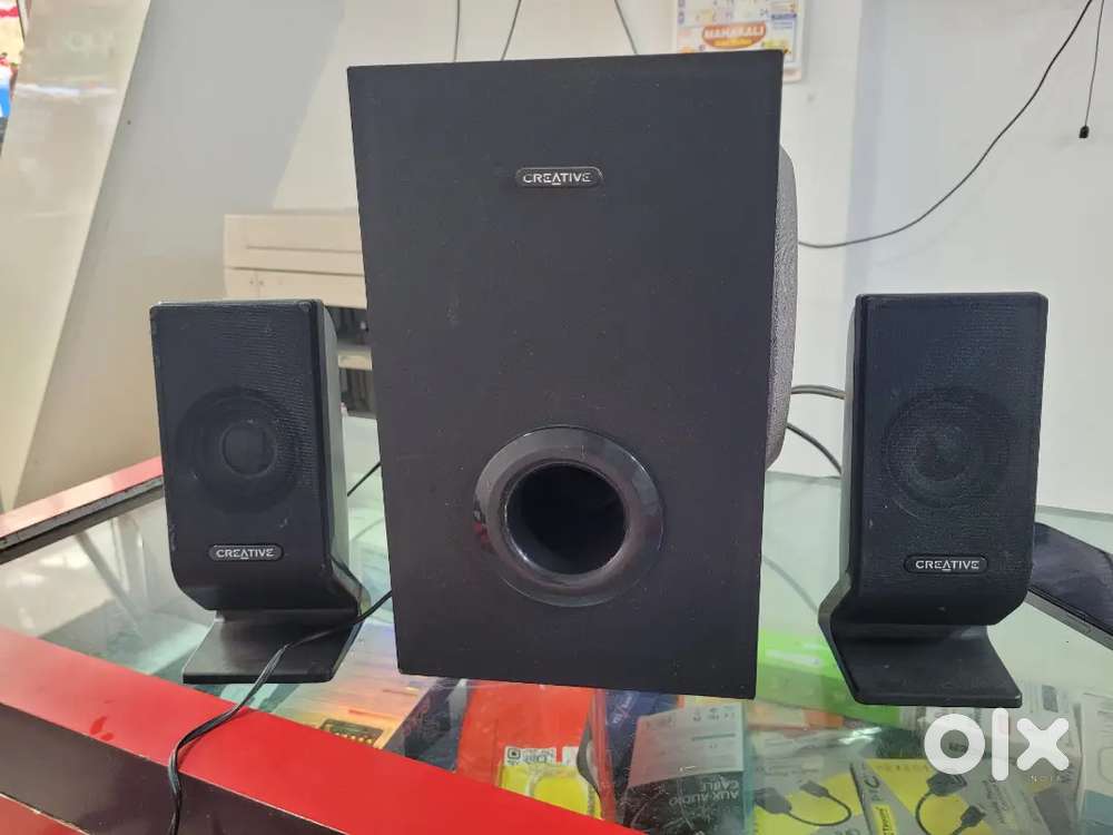 Creative 2.1 home theater aux working