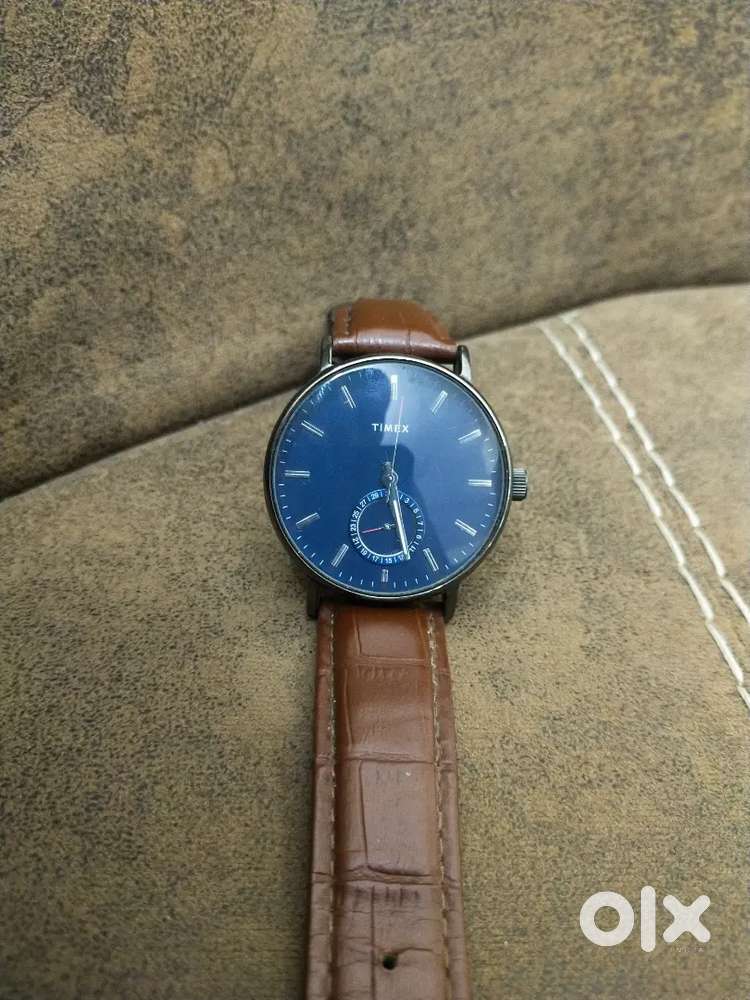 Timex Blue Octogonal Dial Analog Men's Watch