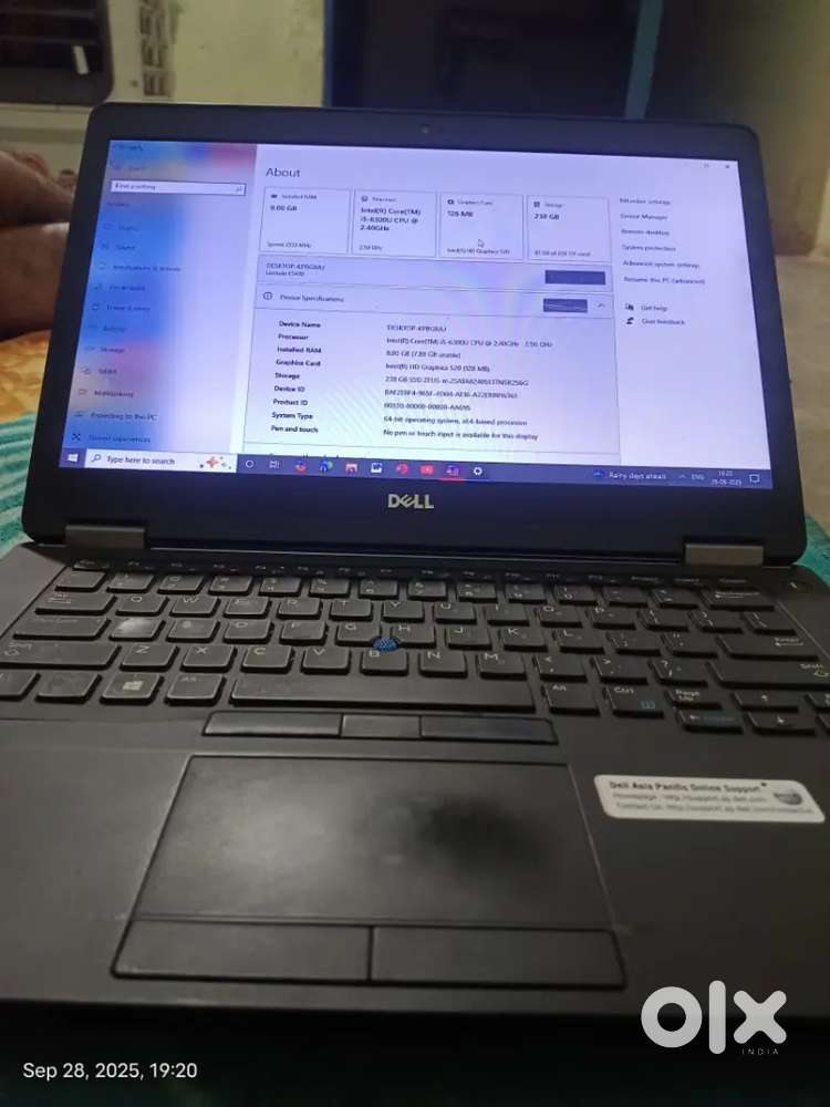 Dell laptop just 5 months old, argent sell