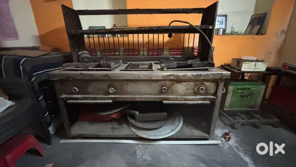Gas stove counter table stainless steel