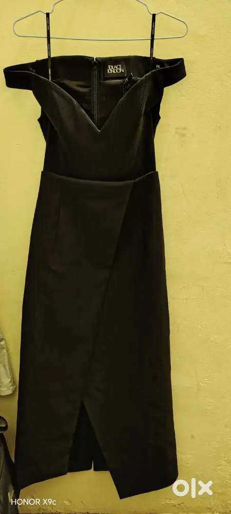 Solace london black gown