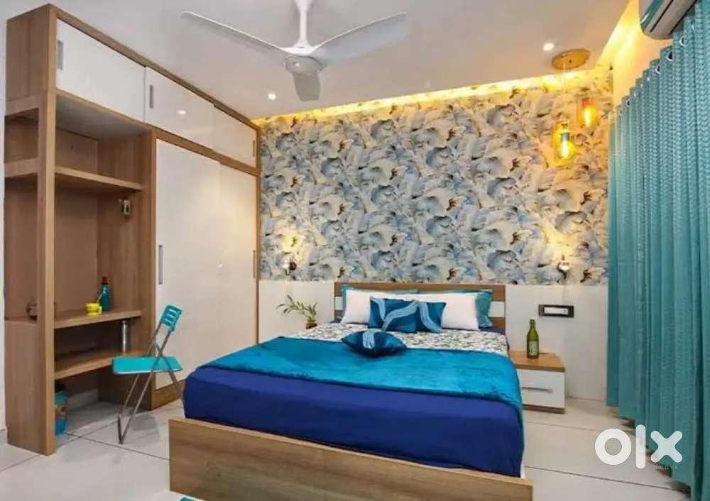 Newly 3bhk fully furnished with three bedrooms set near atal park mkt