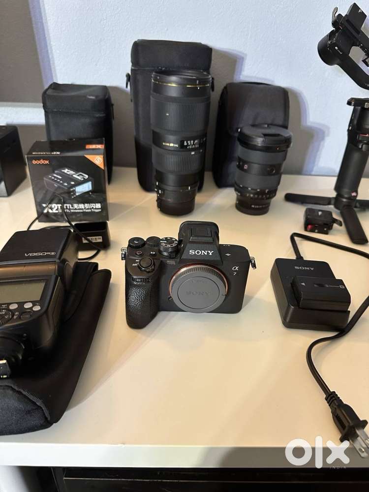 Sony Alpha A7 IV W/ FE 28-70mm G Master II Lens 70-200mm Sigma Lens