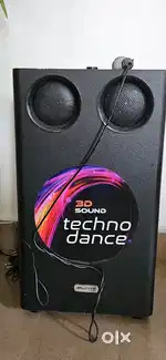 3D sound woofer techno dance party speaker