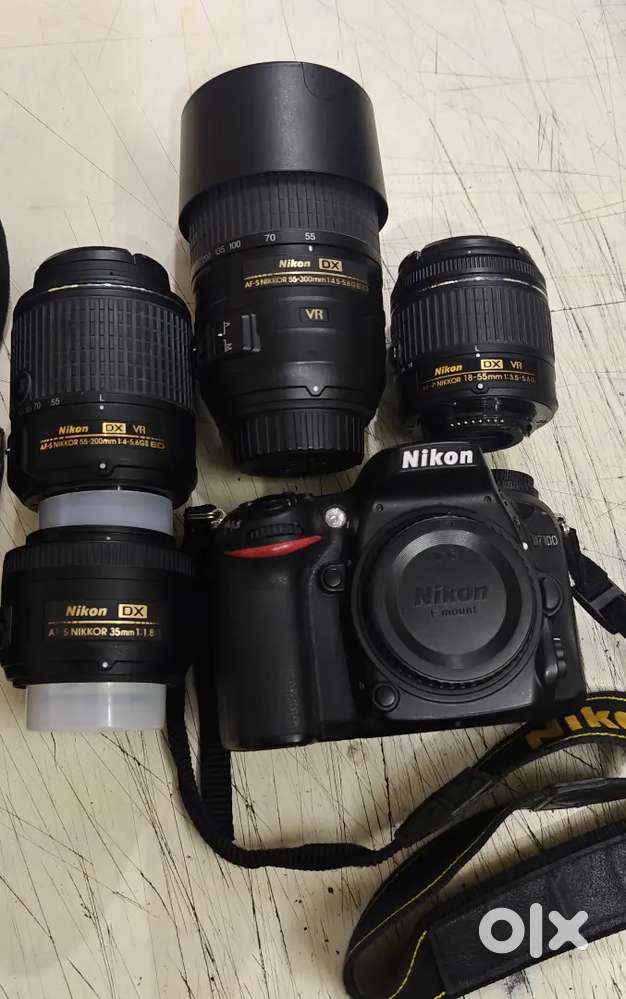 Nikon 7100 4 leans and full kit neet condition