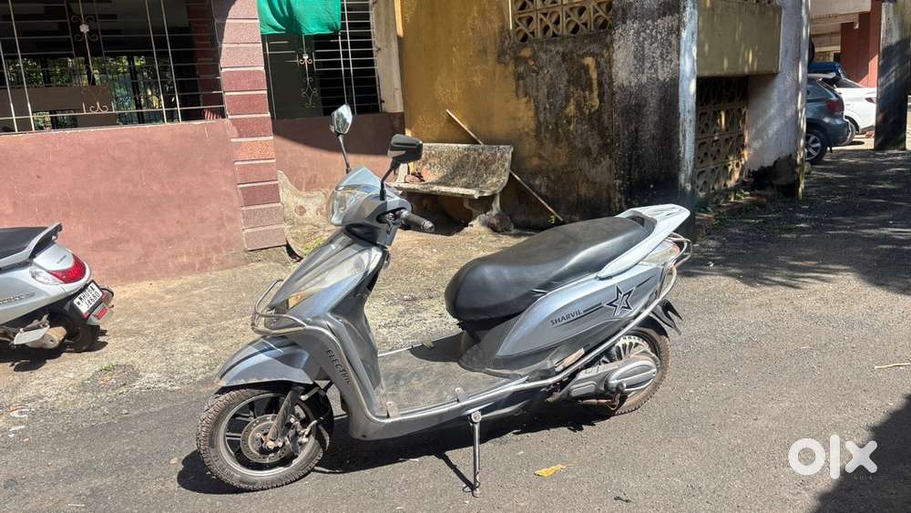 Sharvil E - Bike. No need of licenses to ride the scooty