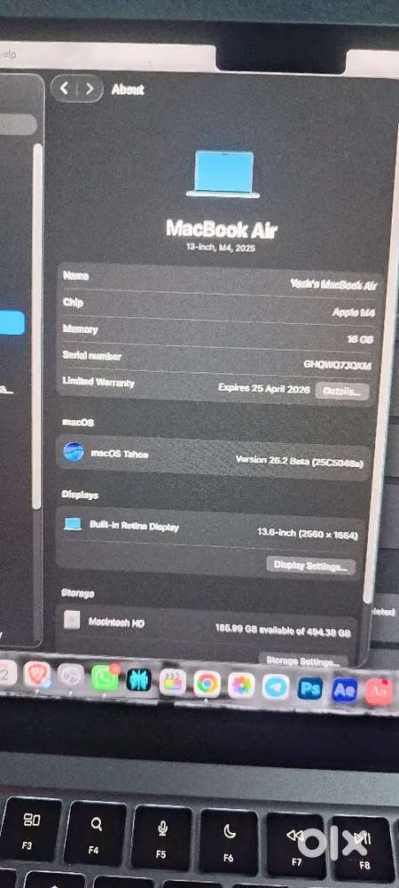 Macbook air m4 512gb 2025