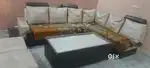 L shape sofa set