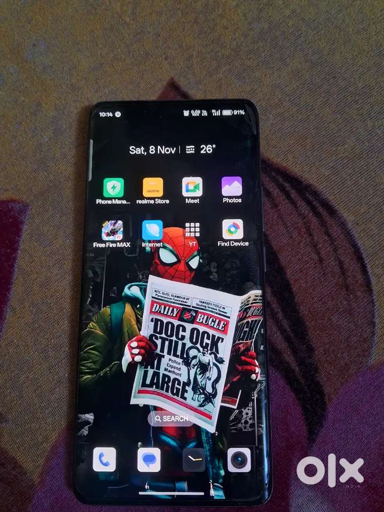 Realme 14 pro.    12/256 warranty 5 month valid contact us