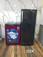 Samsung flower model refrigerator and Whirlpool washing Machine 678*-+